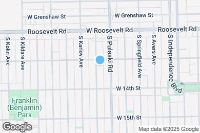 Map image of the property - 1309 S Komensky Ave