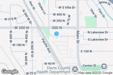 Map image of the property - 153 W 250 N