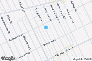 Map image of the property - 1354 Maryland St
