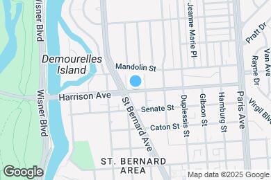 Map image of the property - 1317 Harrison Ave