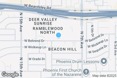 Map image of the property - 1102 W Behrend Dr