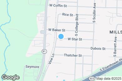 Map image of the property - 1046 W Star St