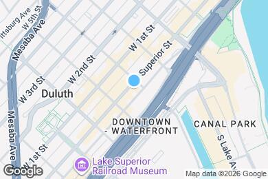 Map image of the property - 210 W Superior St