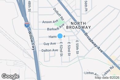 Map image of the property - 3394 E 52nd St