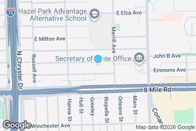 Map image of the property - 1542 E George Ave