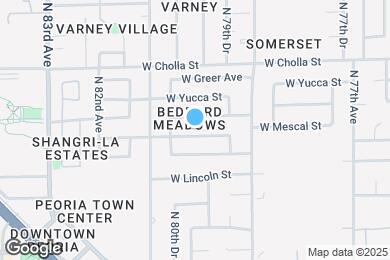 Map image of the property - 8008 W Mescal St