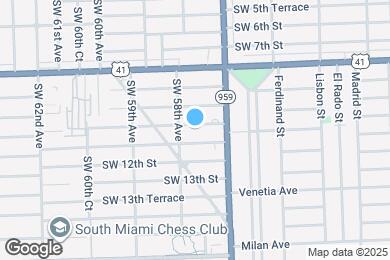 Map image of the property - 5760 SW 10th St