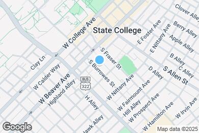 Map image of the property - 235 S Burrowes St