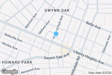 Map image of the property - 3601 Howard Park Ave