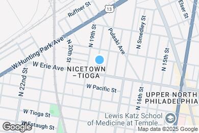 Map image of the property - 3717 N Gratz St