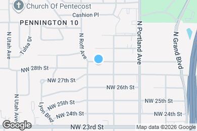 Map image of the property - 3824 NW 28th St
