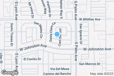 Map image of the property - 650 San Jose Dr