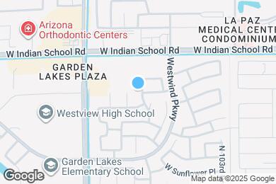 Map image of the property - 3822 N 105th Ln