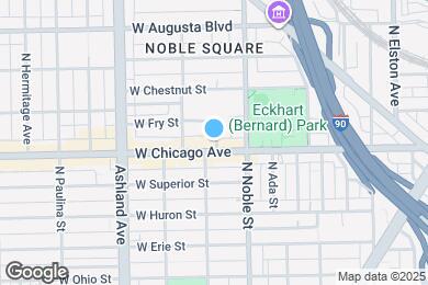 Map image of the property - 802 N Bishop St