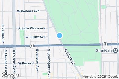 Map image of the property - 4133 N Kenmore Ave