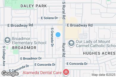 Map image of the property - 2060 S Rural Rd