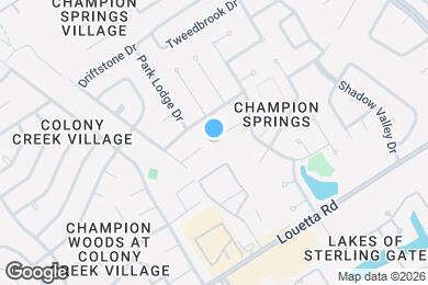 Map image of the property - 8835 Vista Springs Dr