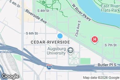 Map image of the property - 617 21st Ave S