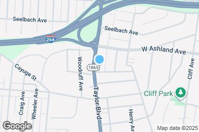 Map image of the property - 4023 Taylor Blvd