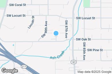 Map image of the property - 10405 SW Akilean Ter