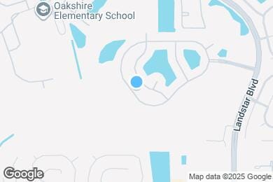 Map image of the property - 1027 Lake Biscayne Way