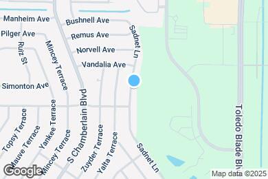 Map image of the property - 1822 Sadnet Ln