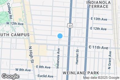 Map image of the property - 1588 Indianola Ave