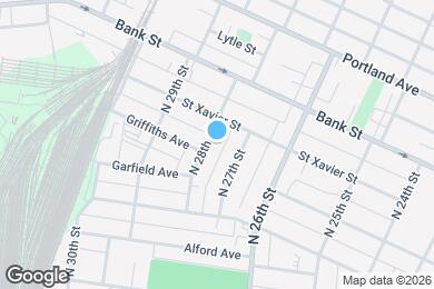 Map image of the property - 427 1/2 N 28th St