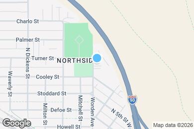 Map image of the property - 1420 Worden Ave