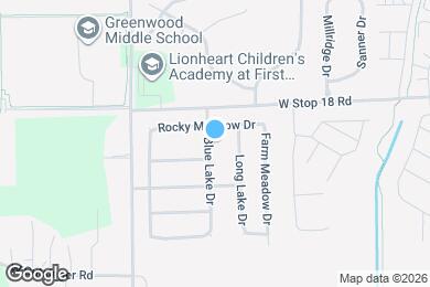 Map image of the property - 1673 Blue Lake Dr