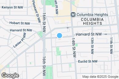 Map image of the property - 1450 Harvard St NW