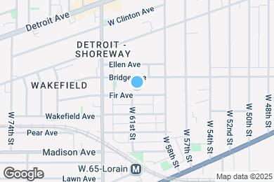 Map image of the property - 6020 Fir Ave