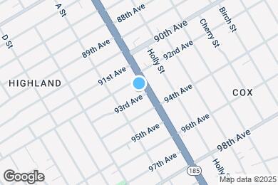 Map image of the property - 1363 93rd Ave