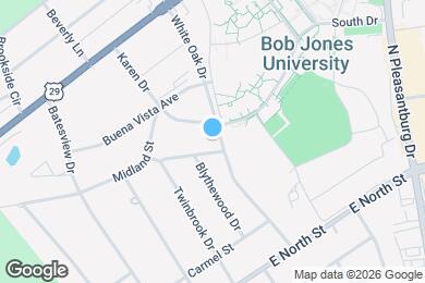 Map image of the property - 205 White Oak Dr