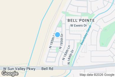 Map image of the property - 18531 W Sunbelt Dr