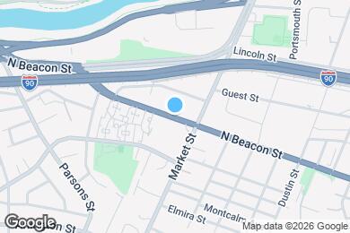 Map image of the property - 275 N Beacon St