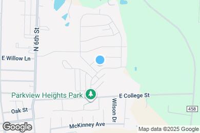 Map image of the property - 1104 Dye Blvd