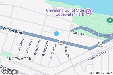 Map image of the property - 10206 Clifton Blvd