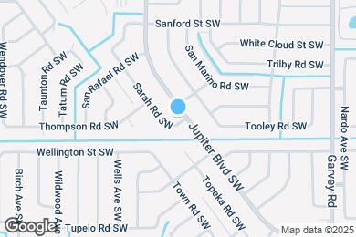 Map image of the property - 1962 Jupiter Blvd SW