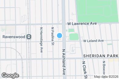 Map image of the property - 1614 W Leland Ave