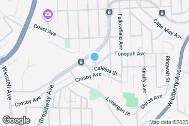 Map image of the property - 1828 Tonopah Ave