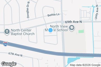 Map image of the property - 6028 68th Ave N