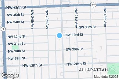 Map image of the property - 3120 NW 22nd Ave