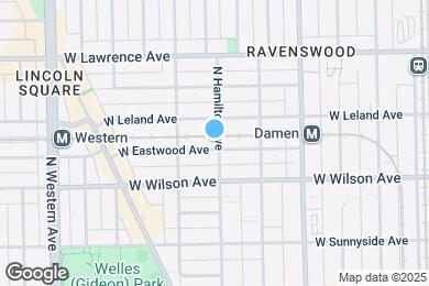 Map image of the property - 4636 N Hamilton Ave