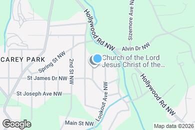 Map image of the property - Room in Single Family Home on North Avenue NW