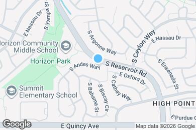 Map image of the property - 4101 S Andes Way