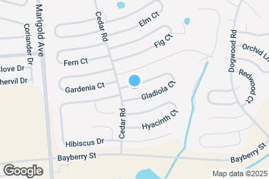 Map image of the property - 208 Gladiola Ct