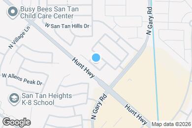 Map image of the property - 1818 W Desert Seasons Dr