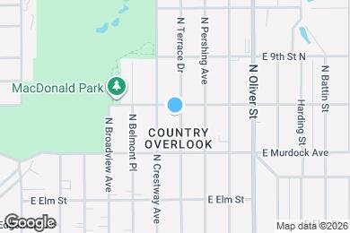 Map image of the property - 847 N Terrace Dr