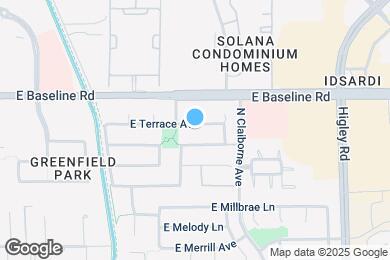 Map image of the property - 2917 E Terrace Ave